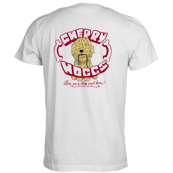 White Cherry Hoggs logo t-shirt