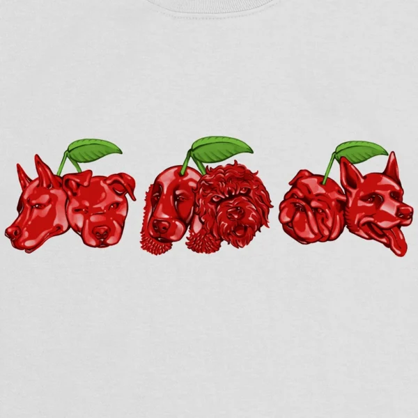 White Cherry Hoggs cherries t-shirt